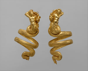 Pair of gold armbands（Greek ca. 200 BCE）