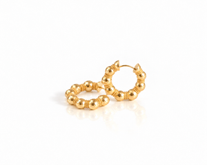Aurea No. 01 | Classical Gold Bead Earrings